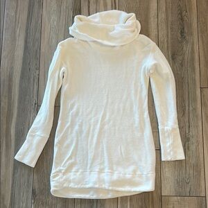 bobi Cream Cowl Neck Sweater